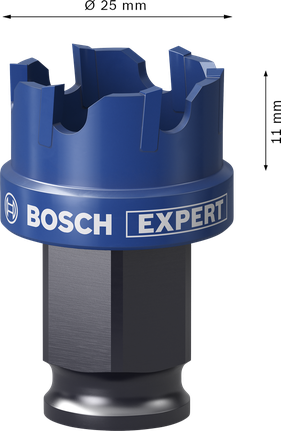 BoschEXPERT 鈑金 Power Change Plus 孔鋸 25 毫米.